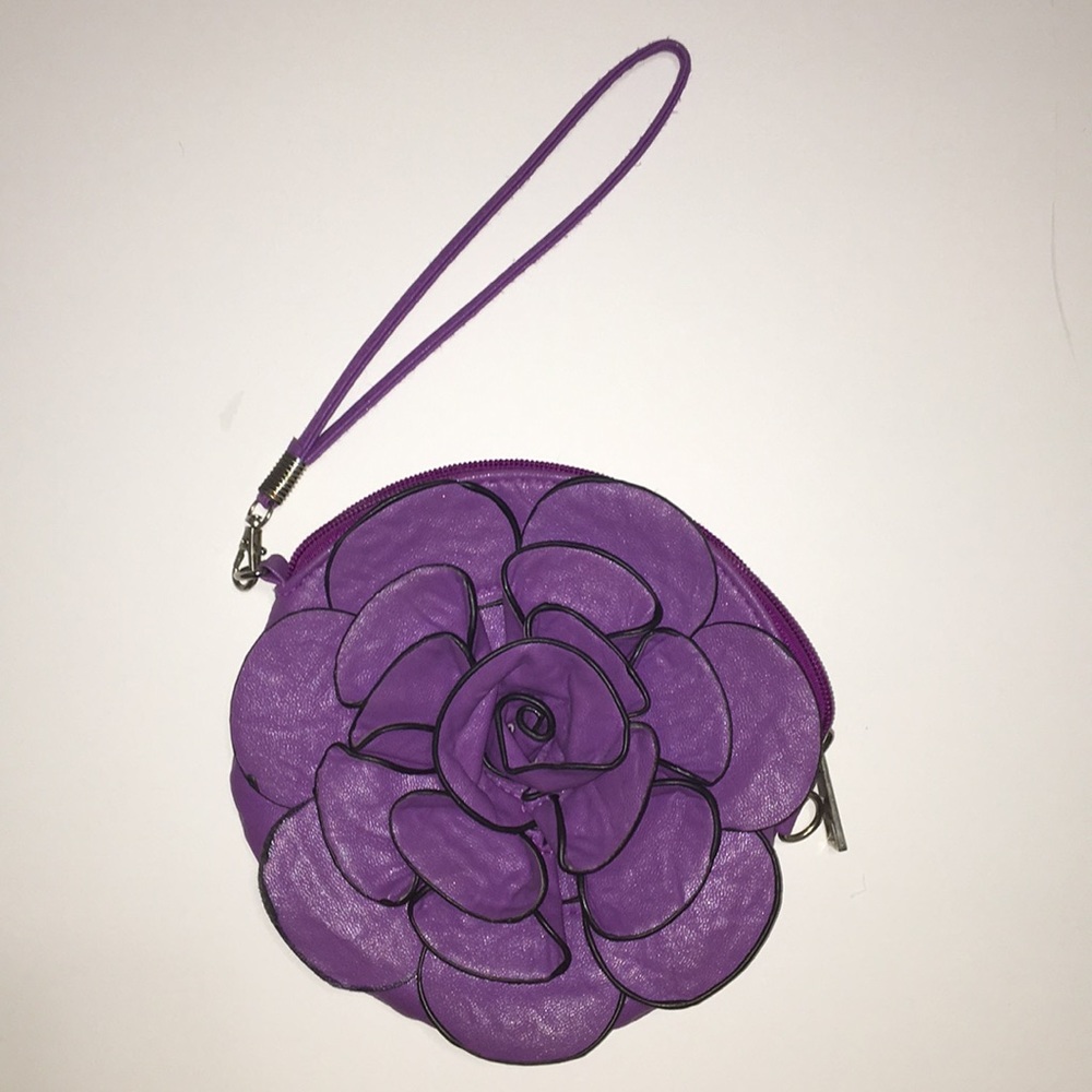 Purple Rose Clutch/Wrislet